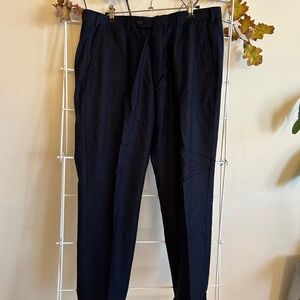 Vintage Armani navy flannel wool trousers size 36